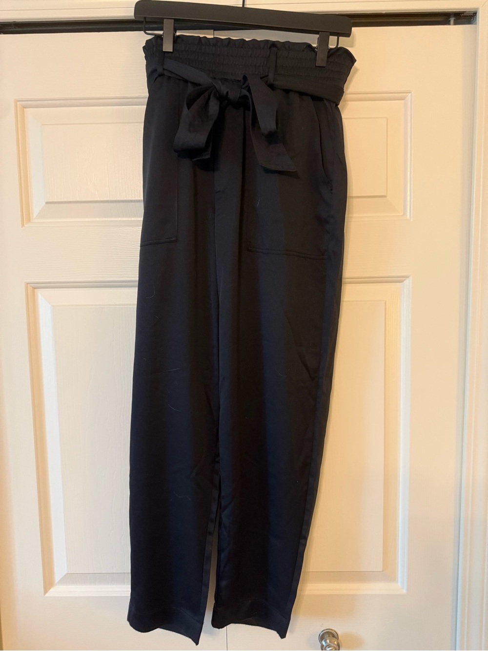 Abercrombie & Fitch Black Paperbag pant